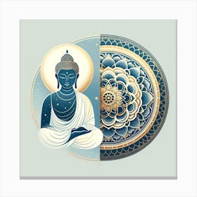 Buddha Mandala Canvas Print