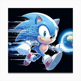 Sonic The Hedgehog 55 Canvas Print