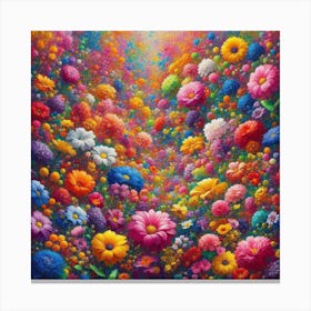 Floral Meadow 3 Canvas Print