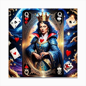 Queen Of Hearts 12 Canvas Print