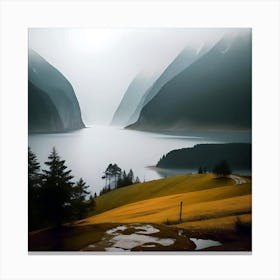 Mountain Lake Canvas Print