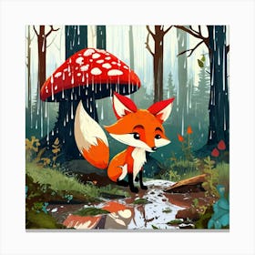 A small fox 2 Canvas Print