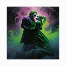 Joker And Joker Canvas Print