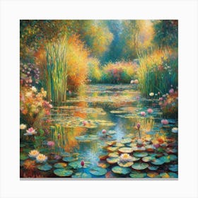 Lily Pond 2 Canvas Print
