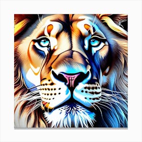 Lion Painting 90 Canvas Print