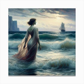 'The Mermaid' 5 Canvas Print