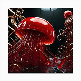 Red Jelly 18 Canvas Print