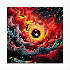 Abstract Space Painting Canvas Print