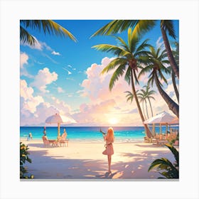 Aesthetic series: The Vacation  Canvas Print