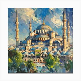 Blue Mosque 7 Canvas Print