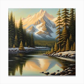 Mountain View Canvas Print