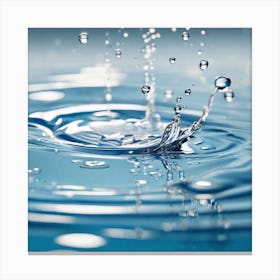 Water Splash 3 Canvas Print