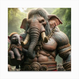 King Of The Jungle Canvas Print