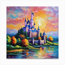 Cinderella Castle 34 Canvas Print