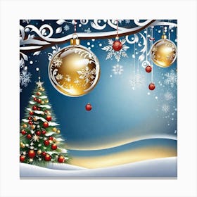 Christmas Tree 18 Canvas Print