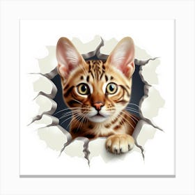 Bengal Cat 2 Canvas Print