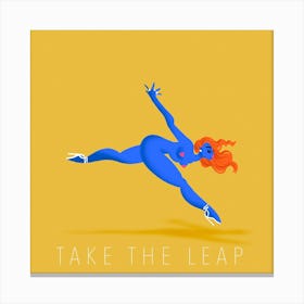 Take The Leap Canvas Print