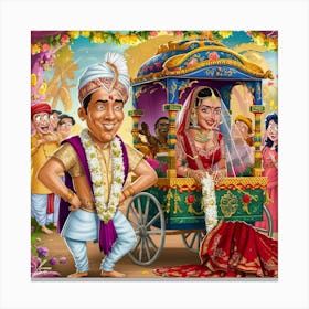 Indian Wedding Canvas Print