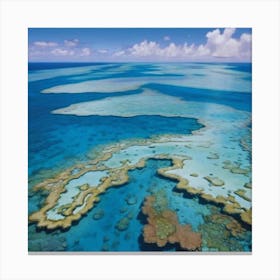 Great Barrier Reef landscape Canvas Print