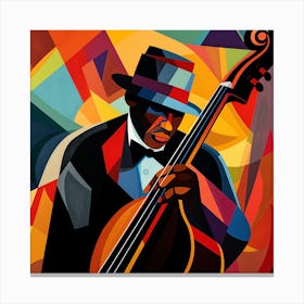 Jazz Musician 64 Canvas Print