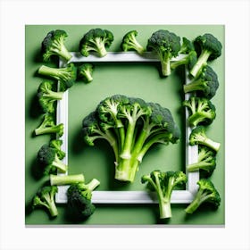 Frame Of Broccoli 1 Canvas Print