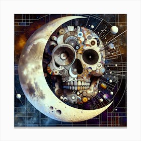 Man in the Moon Canvas Print