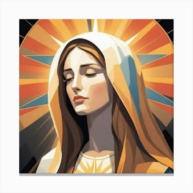 Virgin Mary Canvas Print