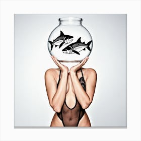 Fish Bowl 12 Canvas Print