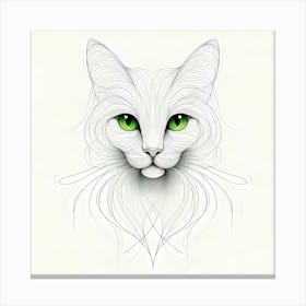 Creative Feline Cat Artwork 103 Canvas Print