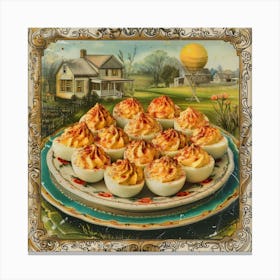 Deviled Eggs Canvas Print