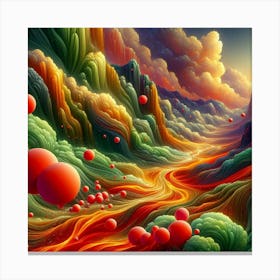 Aeolian Landscape Canvas Print