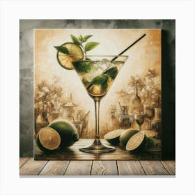 Martini Painting 1 Canvas Print