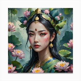 Chinese Girl Canvas Print