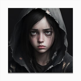 Poor Girl Canvas Print