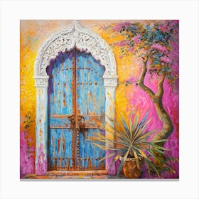 Blue Door Canvas Print