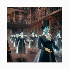 Harry Potter'S Library Canvas Print