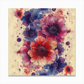 Anemones 1 Canvas Print