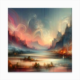 Abstract Horizons 35 Canvas Print