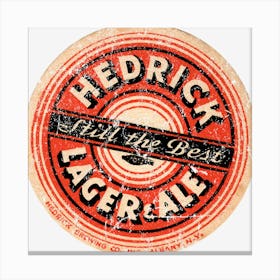 Hedrick Lager And Ale Canvas Print