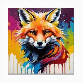 The foxy miss Velvet Canvas Print