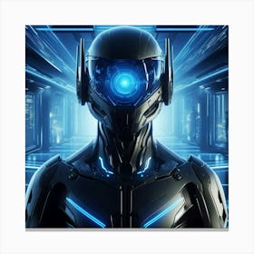 Futuristic Robot 147 Canvas Print