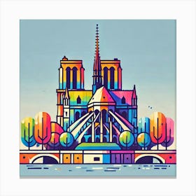 Notre Dame Cathedral 4 Canvas Print