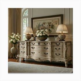 Ornate Dresser Canvas Print