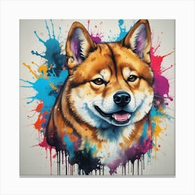 Shiba Inu 56 Canvas Print