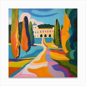 Colourful Gardens Schnbrunn Palace Gardens Austria 5 Canvas Print