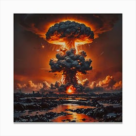 Apocalypse Blaze Canvas Print