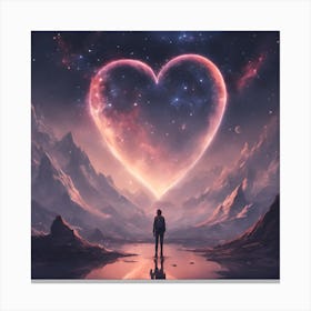 Heart In The Sky 1 Canvas Print