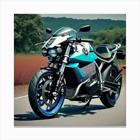 A Mixture Of Harley Davidson Cosmica Honda Cbr60 Canvas Print