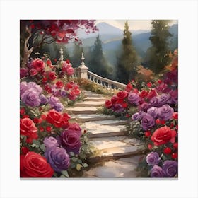 Rose Garden Canvas Print