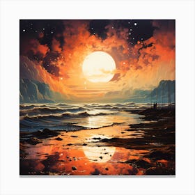 Red Sky Canvas Print